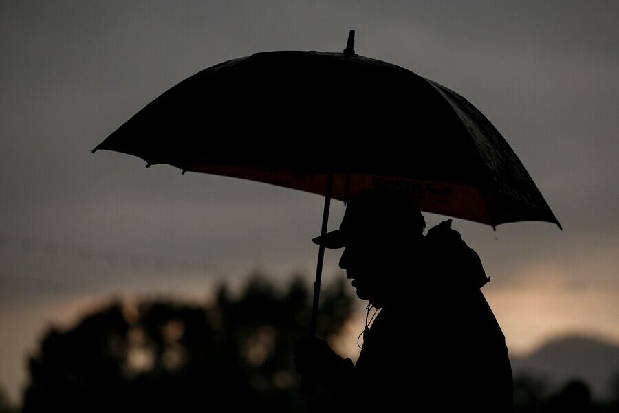 Lluvias y frío en Bogotá