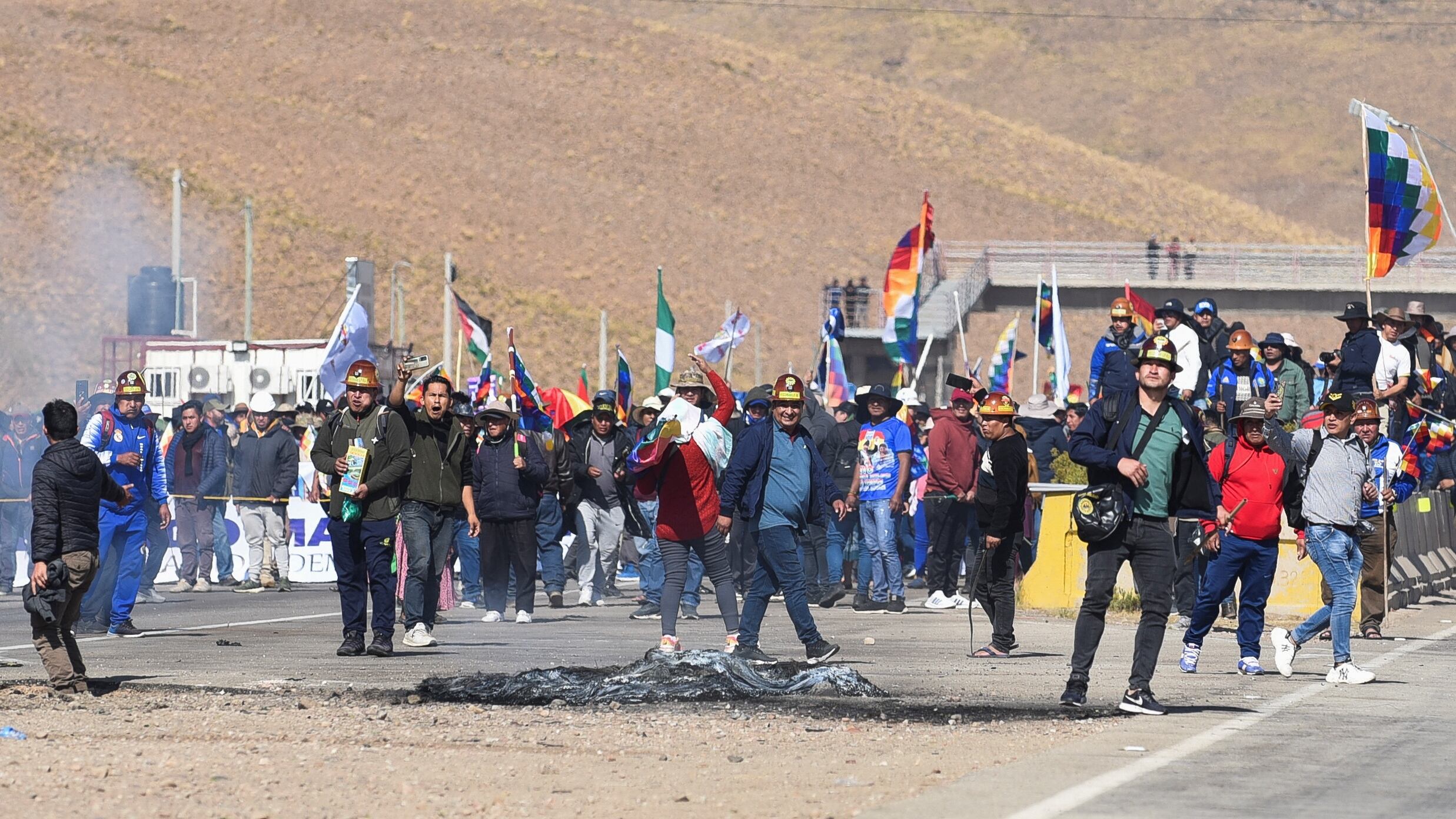 Evo Morales encabeza las marchas contra el gobierno de Luis Arce en Bolivia (REUTERS/Claudia Morales)