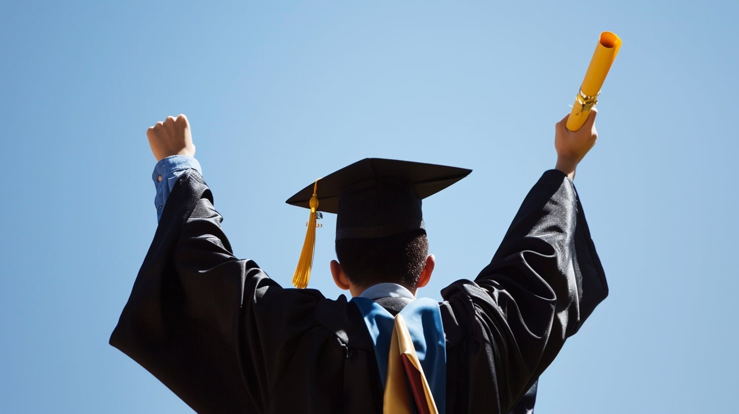 Joven estudiantes celebran su graduación - (Imagen Ilustrativa Infobae)