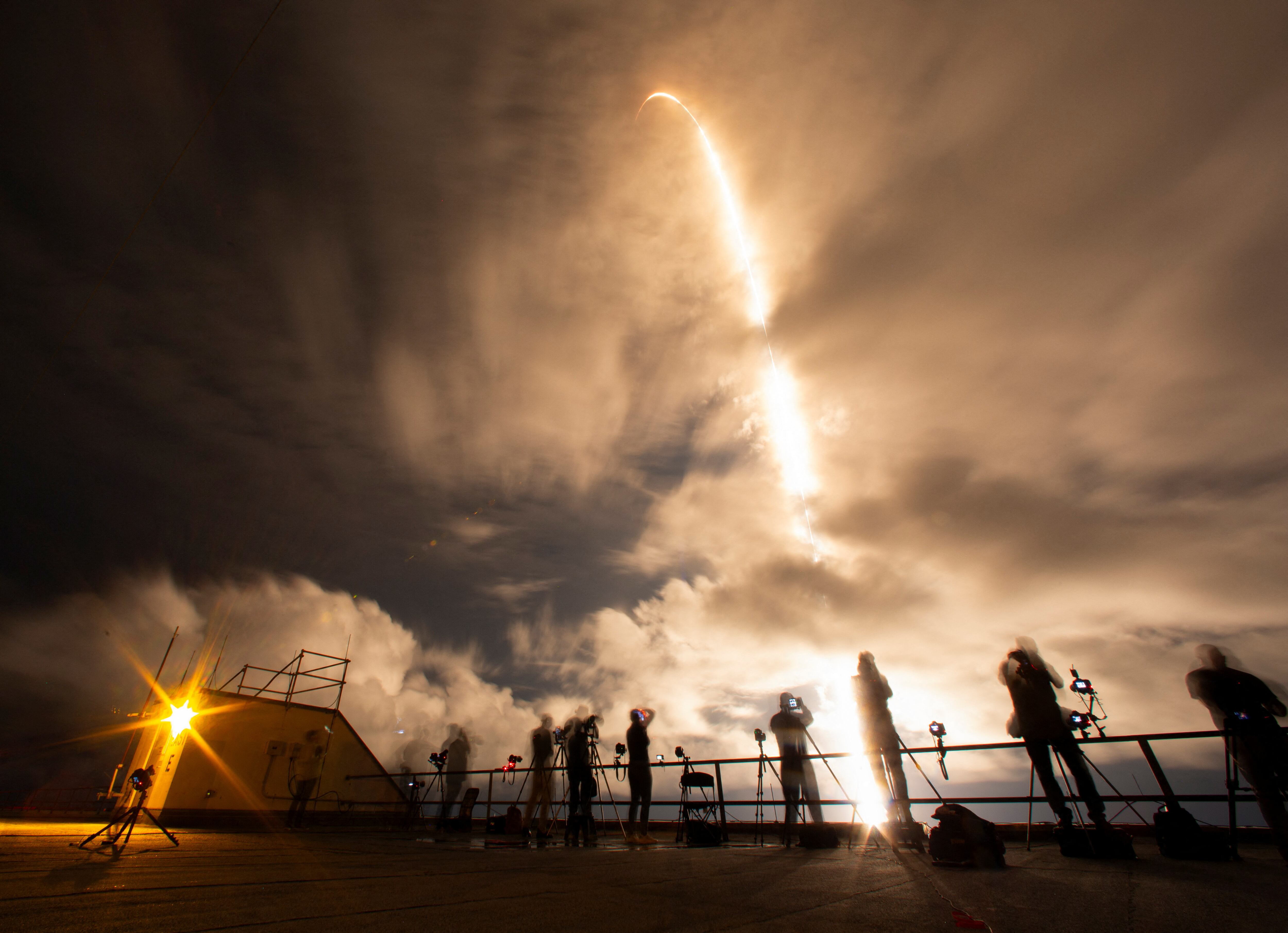 La misión se lanzó a través de un cohete Falcon 9 desde el Centro Espacial Kennedy de la NASA en los Estados Unidos/REUTERS/Joe Skipper