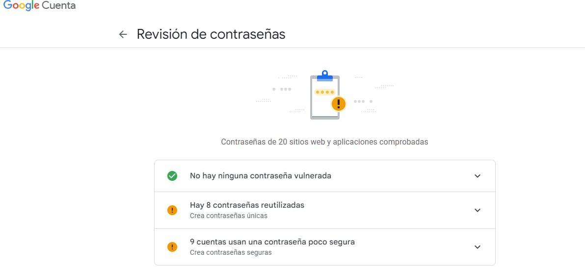 Google Password Checkup es una herramienta que podemos usar en el celular o desde el computador. (Infobae)