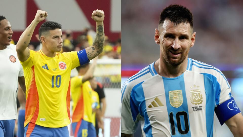 Colombia se verá las caras con Argentina, la última selección en derrotarlos, en 2022 - crédito Rick Scuteri/AP y Agustin Marcarian/REUTERS