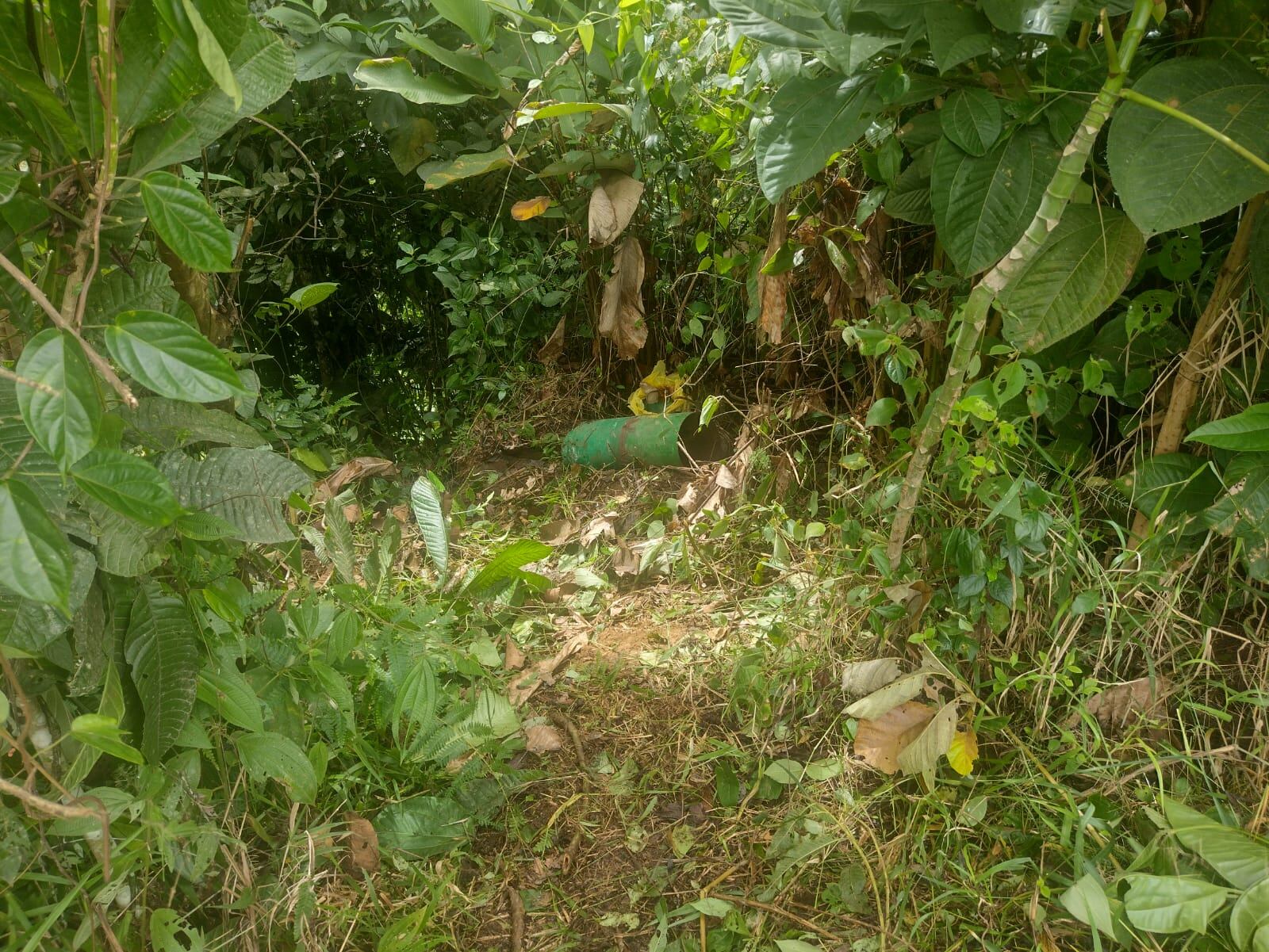 Autoridades desactivaron campo minado en Tumaco. Cortesía